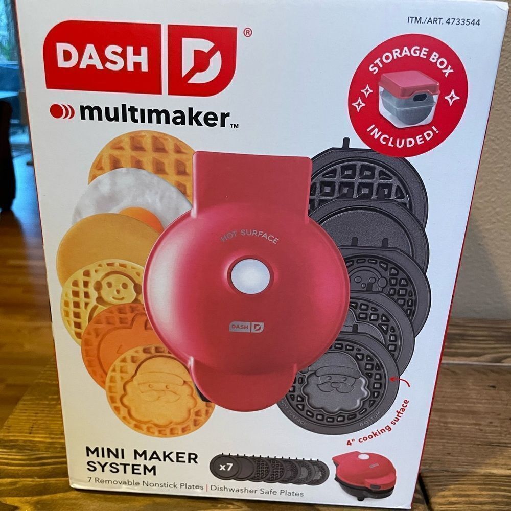 DASH Multimaker 7 Set Waffle Maker NIB - Picture 8 of 14